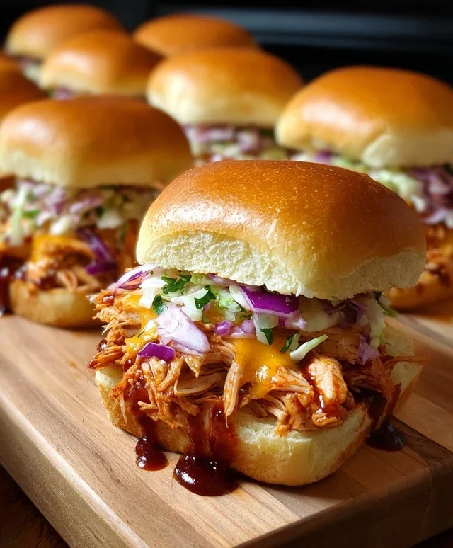 BBQ Chicken Sliders