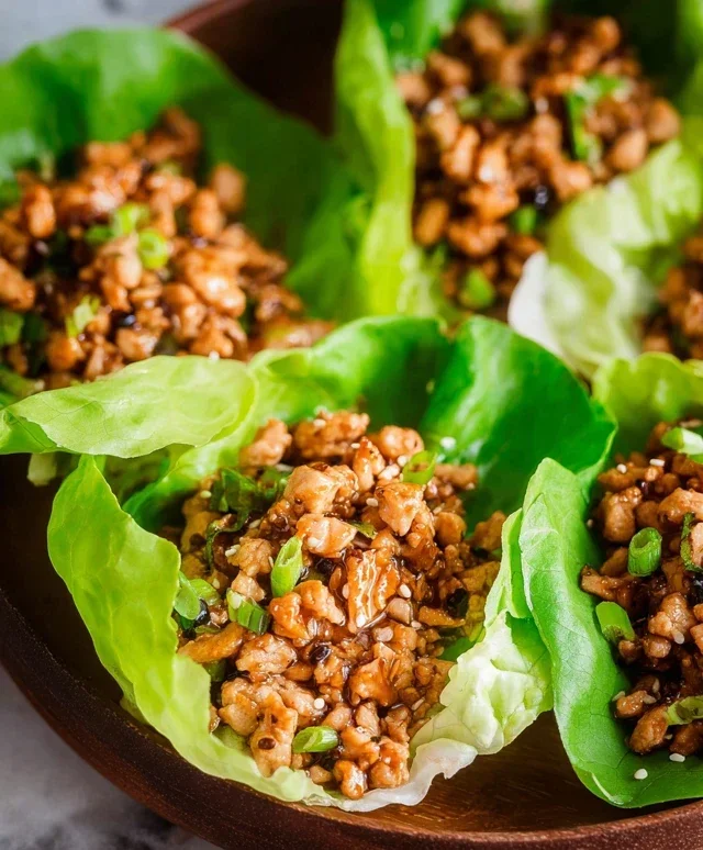 Crunchy PF Chang's Lettuce Wraps