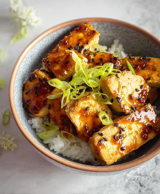 Honey Garlic Tofu