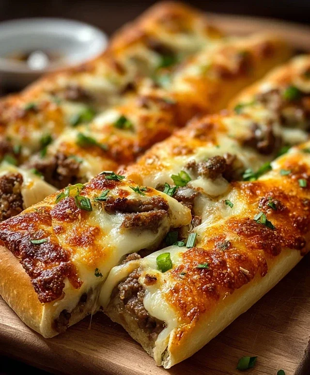 Philly Cheesesteak Stuffed Cheesy Breadsticks
