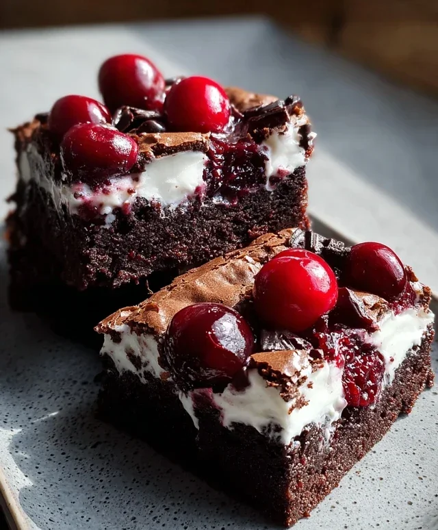 Small-Batch Black Forest Brownies