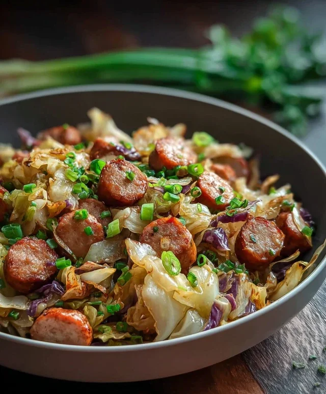 Easy Sausage and Cabbage Stir Fry