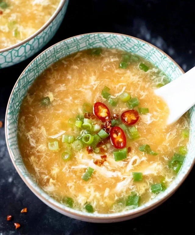 Homemade Egg Drop Soup (Keto & Gluten Free)