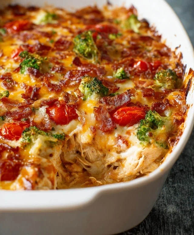 Easy Low Carb Chicken Casserole