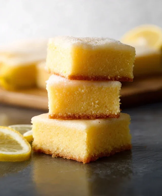 Easy Lemon Brownies Recipe
