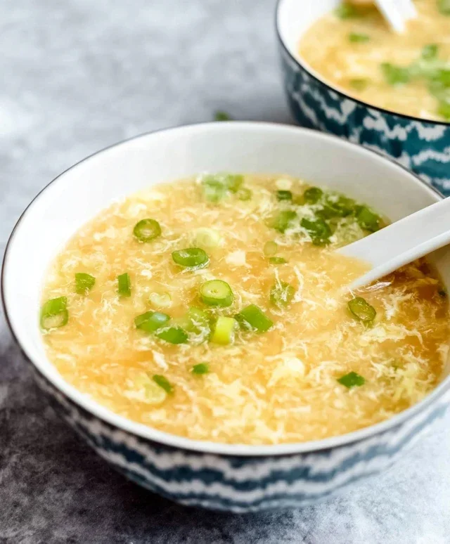 Homemade Egg Drop Soup (Keto & Gluten Free)