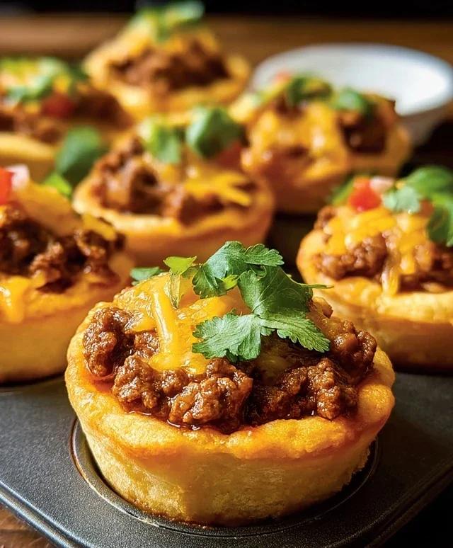 Taco Biscuit Cups