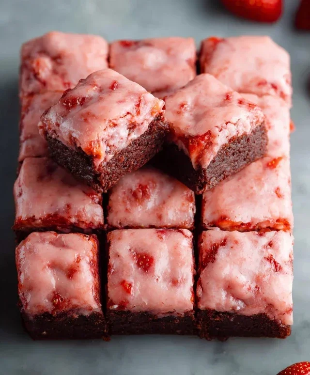 Strawberry Brownies