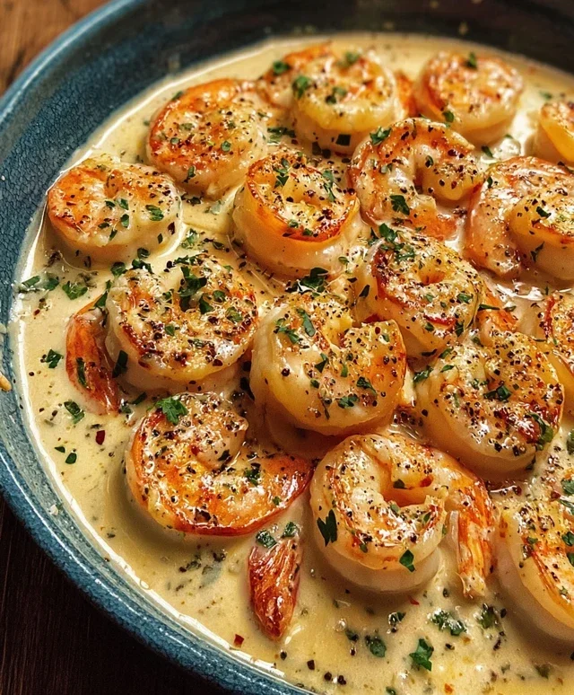 Creamy Garlic Shrimp