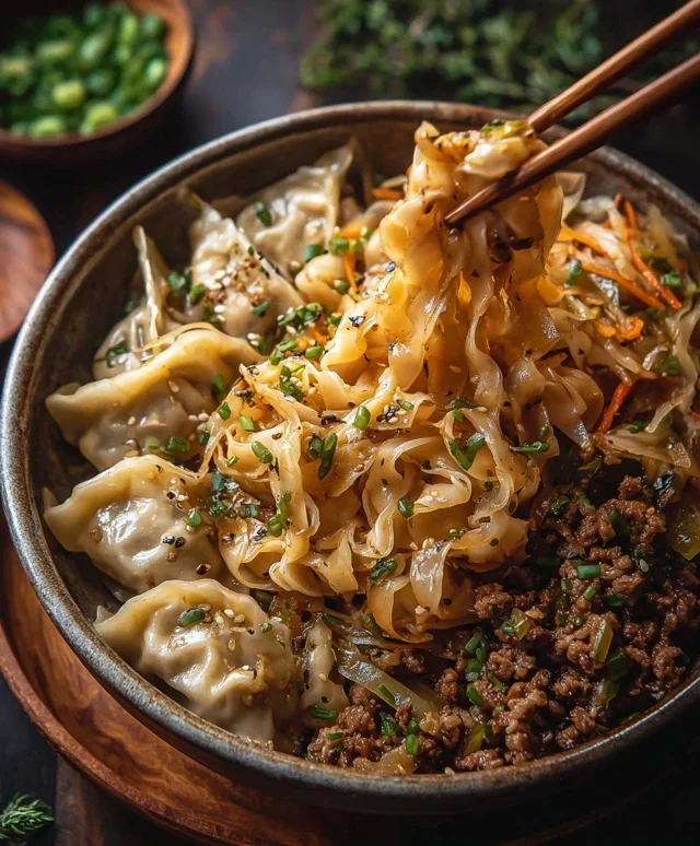 Potsticker Noodle Bowl