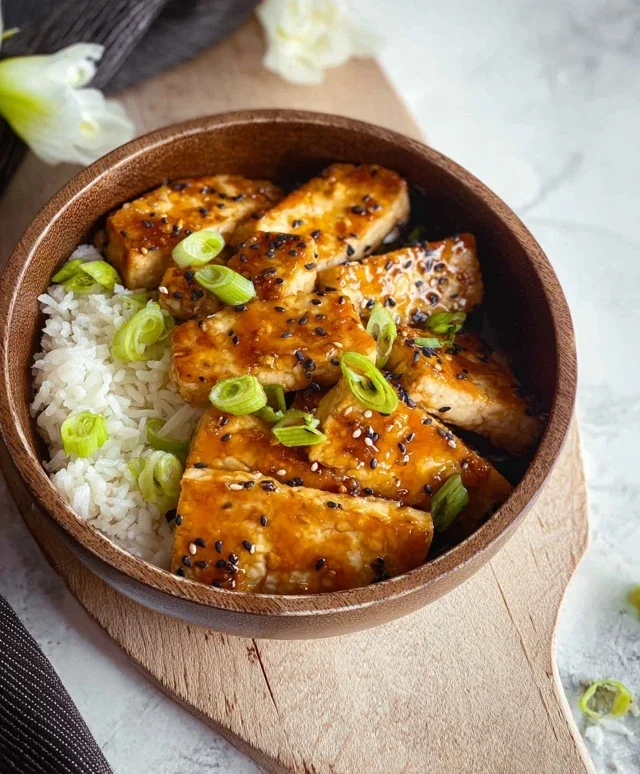 Honey Garlic Tofu