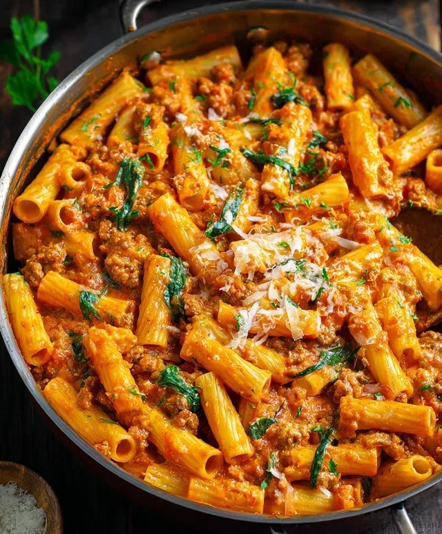 Creamy Sausage Rigatoni (One-Pan, 30-Minute Meal)