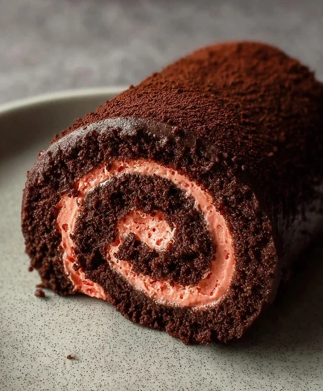 Easy Chocolate Swiss Roll