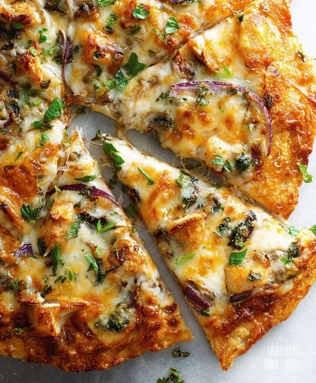 Chicken Crust Pizza