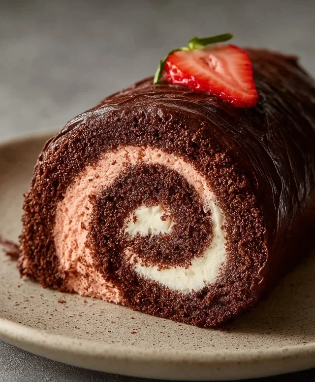 Easy Chocolate Swiss Roll