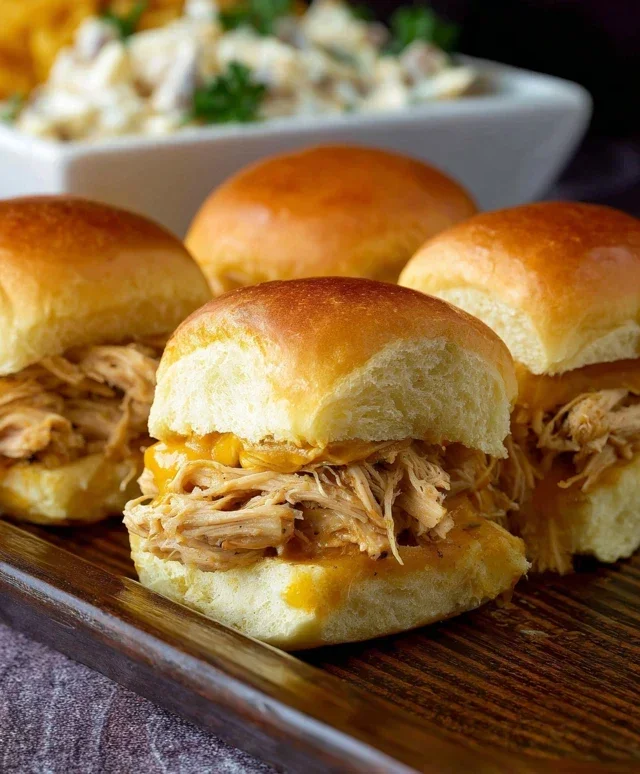 Crock Pot Mississippi Chicken Sliders