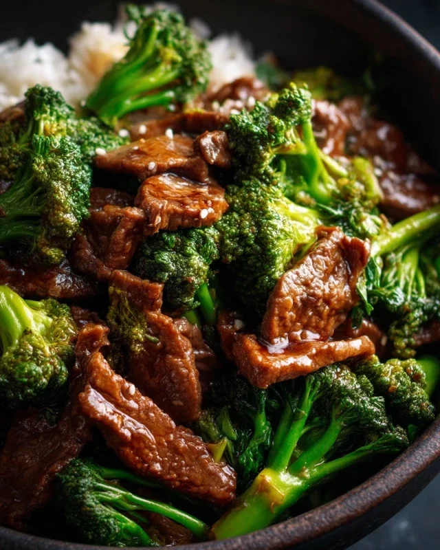 Chinese Beef and Broccoli (牛肉炒西兰花)
