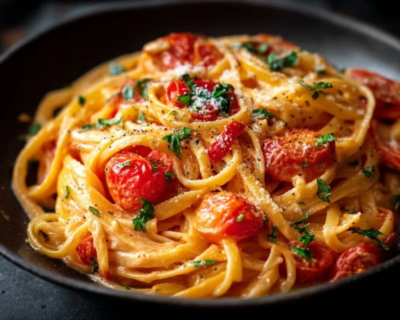 Easy One Pot Creamy Tomato Pasta
