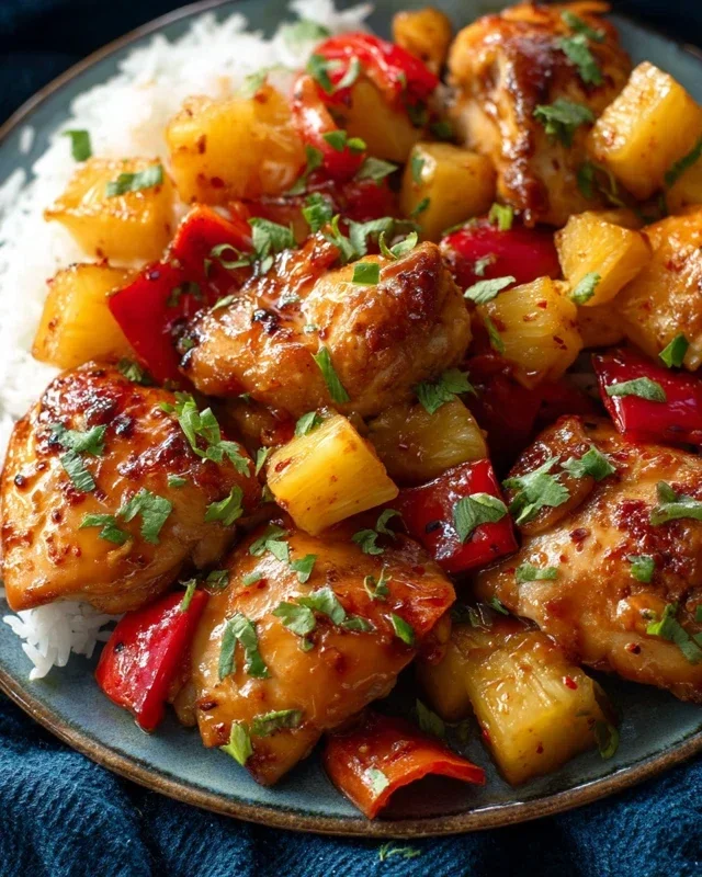 Hawaiian Chicken Sheet Pan