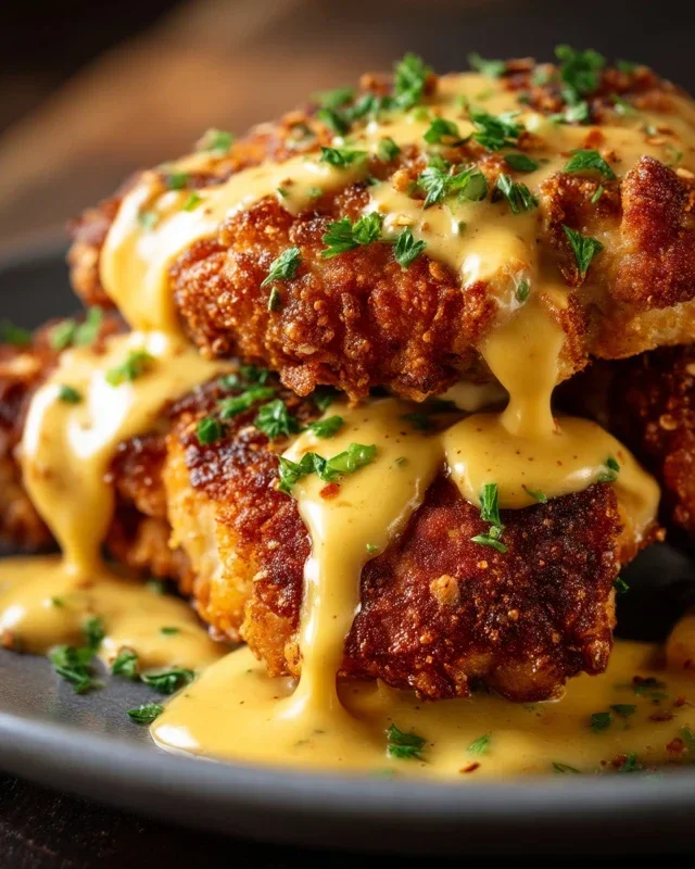Pretzel Chicken with Mustard-Cheddar Sauce: An Amazing Ultimate Recipe