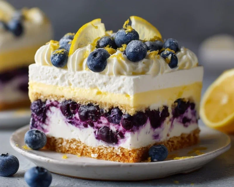 Mini Lemon Cakes With Lavender Glaze