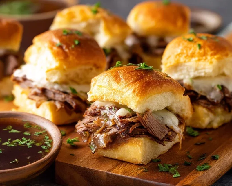 Easy French Dip Sliders Recipe