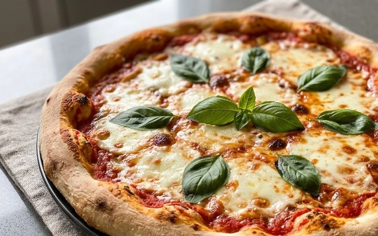 An excellent No Yeast Pizza Dough - quick easy homemade pizza!