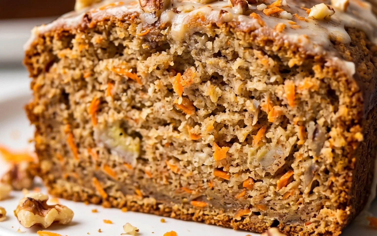 Dairy Free Carrot Cake Banana Bread