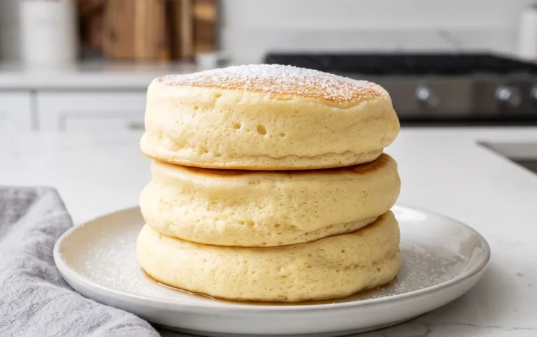 Fluffy Japanese Soufflé Pancakes