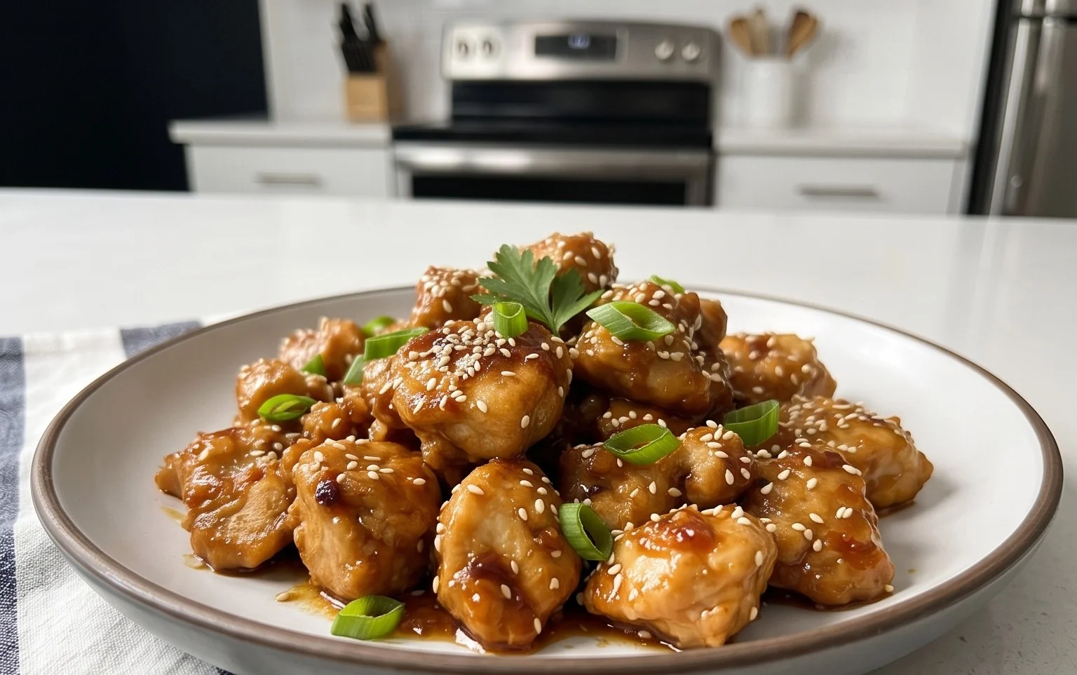 Healthy Sesame Chicken