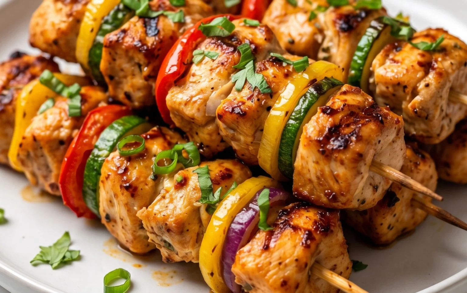 Air Fryer Chicken Skewers (VIDEO)