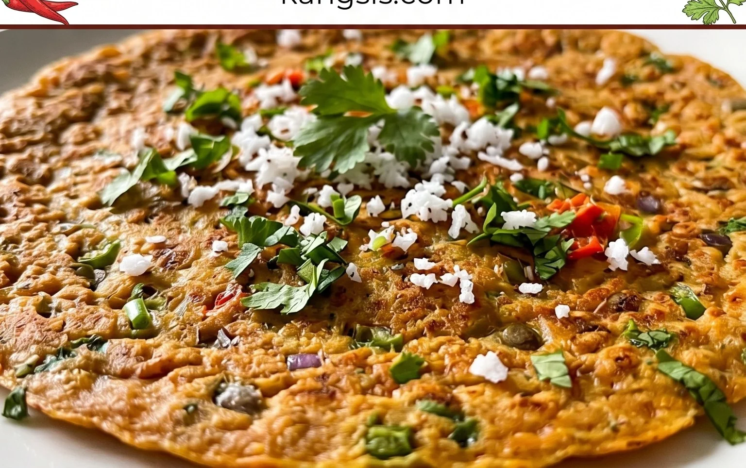 Masoor Dal Chilla | Savory Red Lentil Pancakes