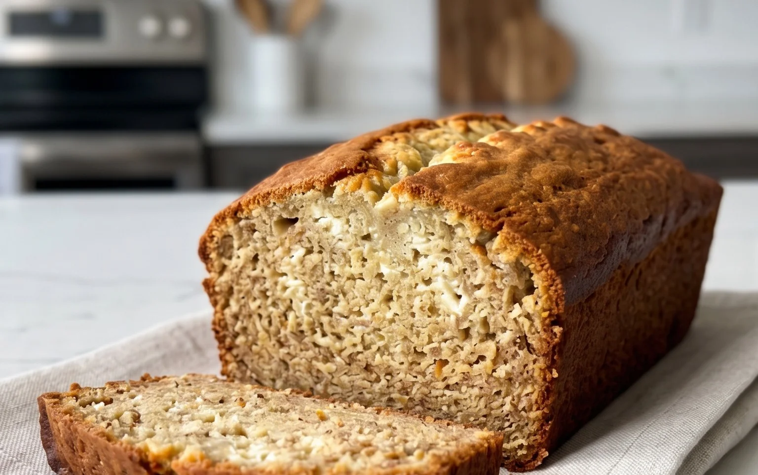 Cottage Cheese Banana Bread