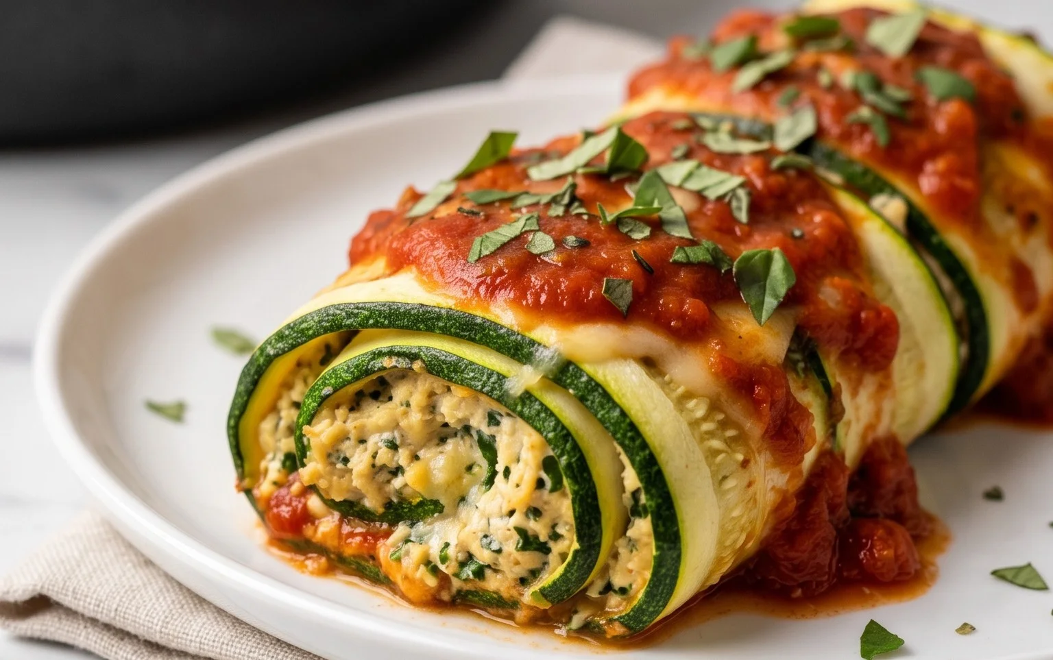 Vegan Zucchini Rollatini