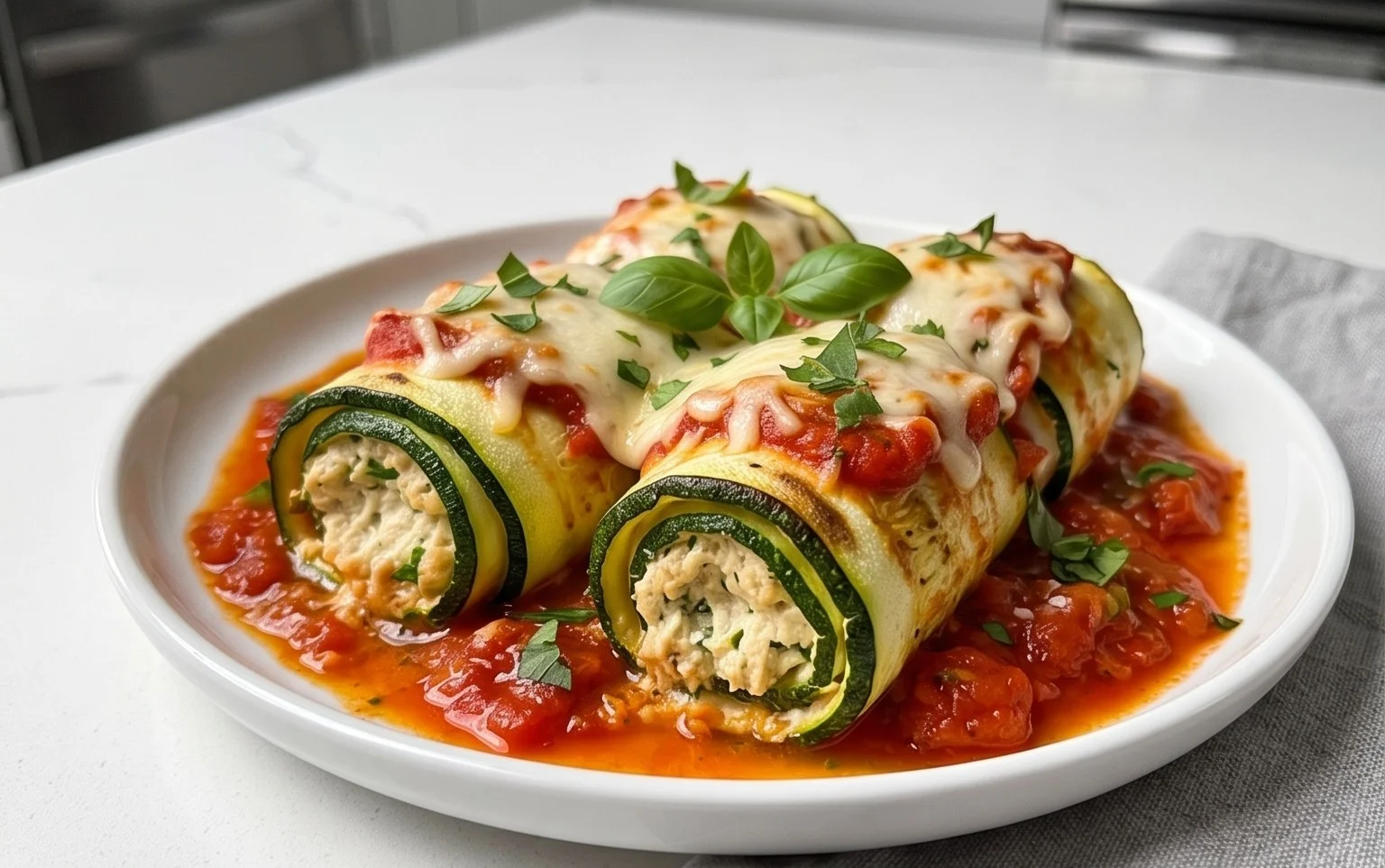 Vegan Zucchini Rollatini