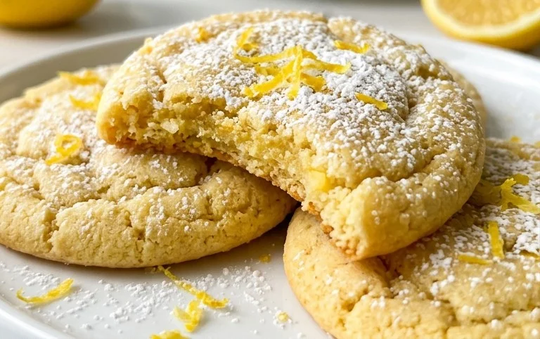 Soft & Chewy Lemon Cookies