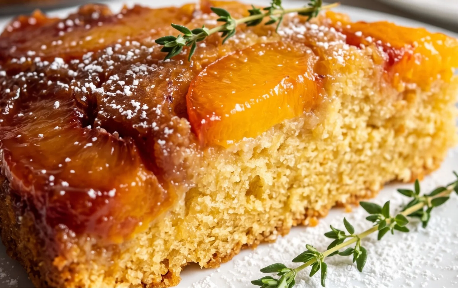 Peach Upside-Down Cake Recipe