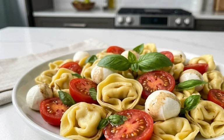 Tortellini Caprese Salad