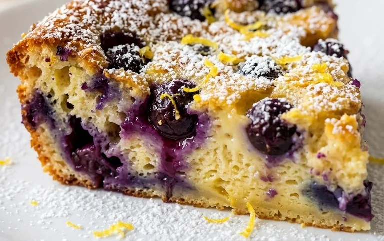 Lemon Blueberry Clafoutis