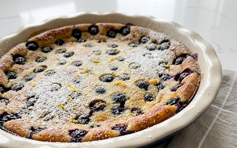 Lemon Blueberry Clafoutis