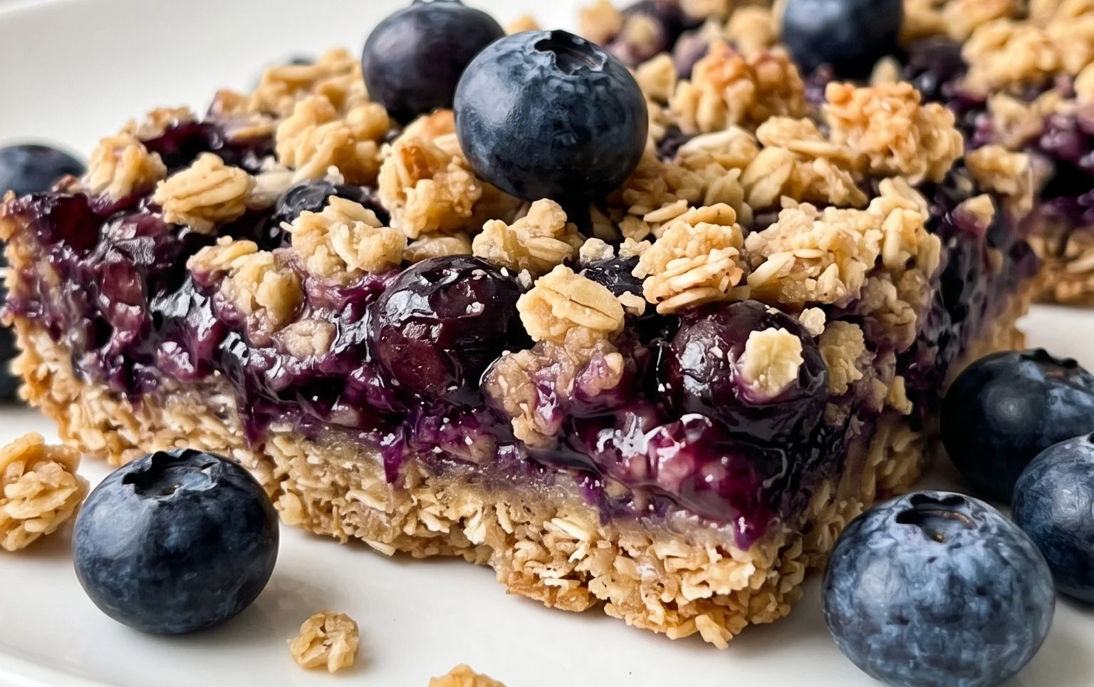 Blueberry Oatmeal Bars