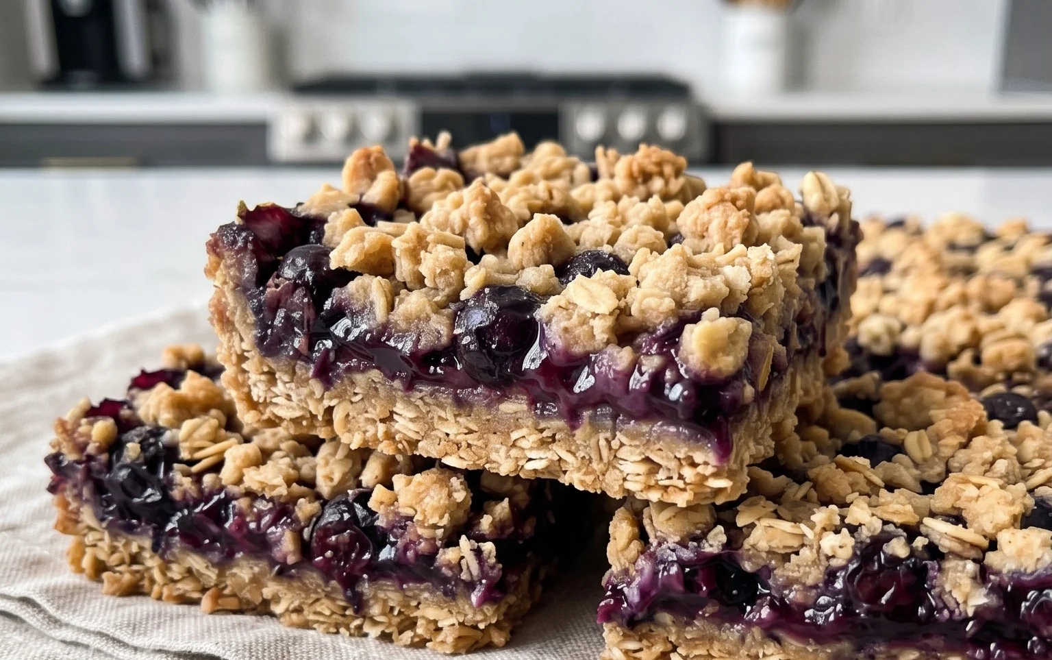 Blueberry Oatmeal Bars