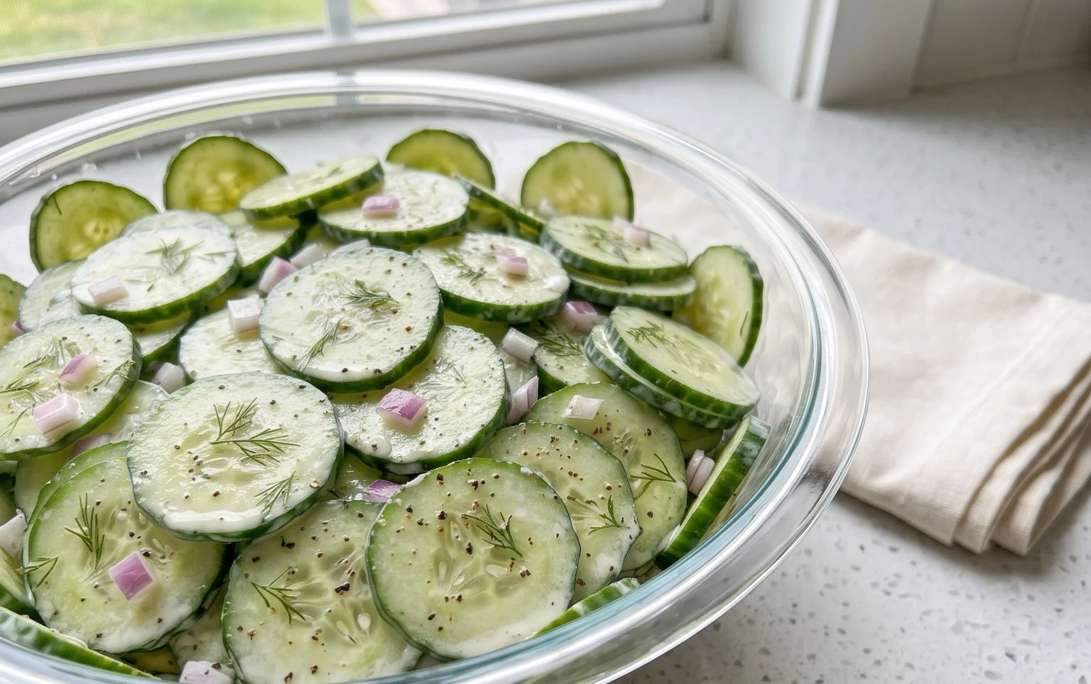 Polish Cucumber Salad