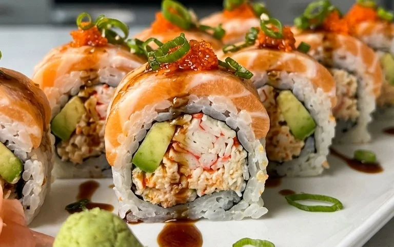 Kani Sushi (Spicy Crab Roll)