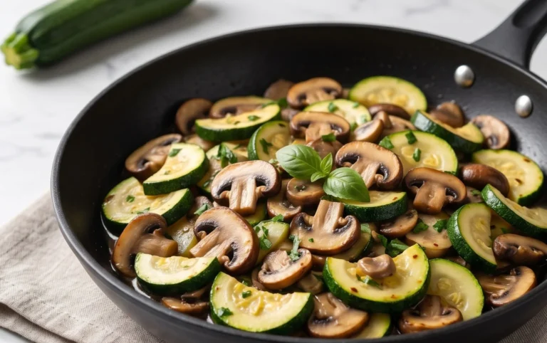 Skillet Zucchini and Mushrooms