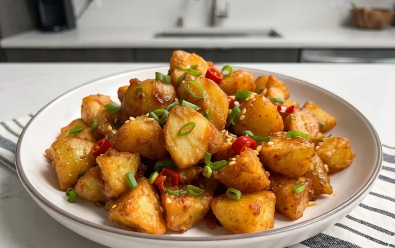 Crispy Honey Chilli Potatoes