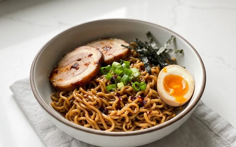 Easy Saucy Ramen Noodles
