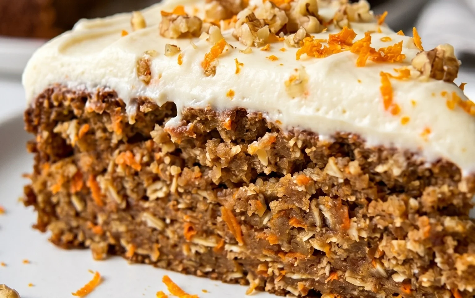 Easy Flourless Oatmeal Carrot Cake Recipe
