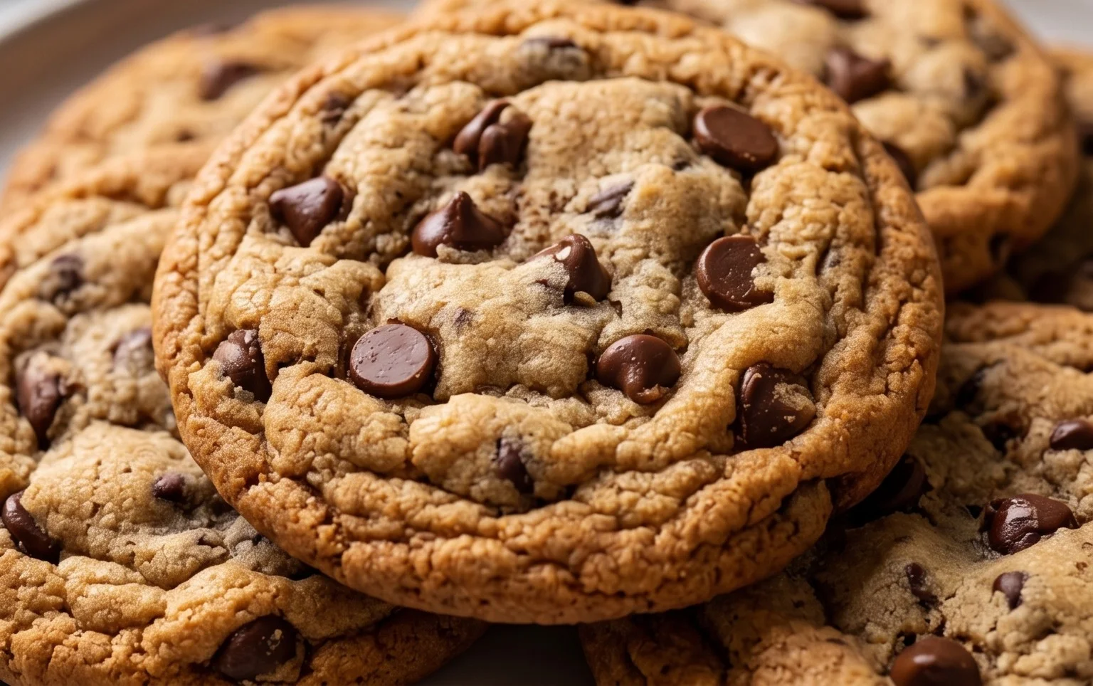 Crispy and Chewy Chocolate Chip Cookies