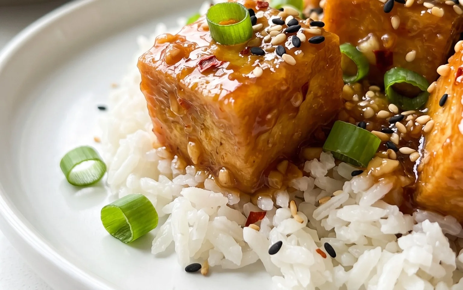 Honey Garlic Tofu